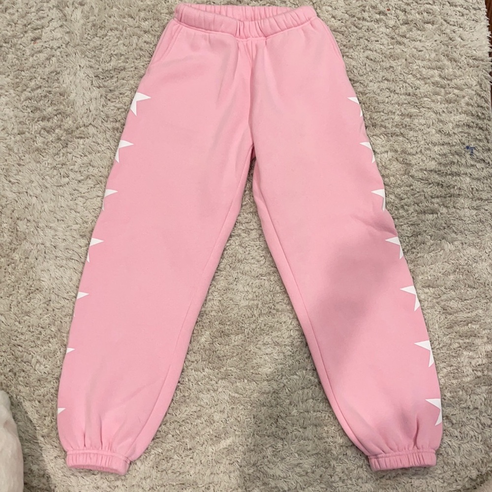 Pink star sweatpants